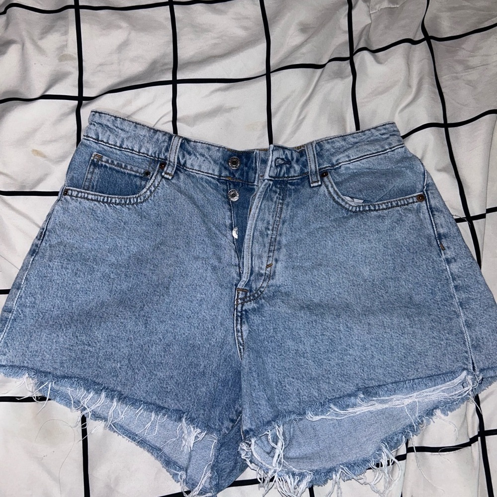 denim shorts